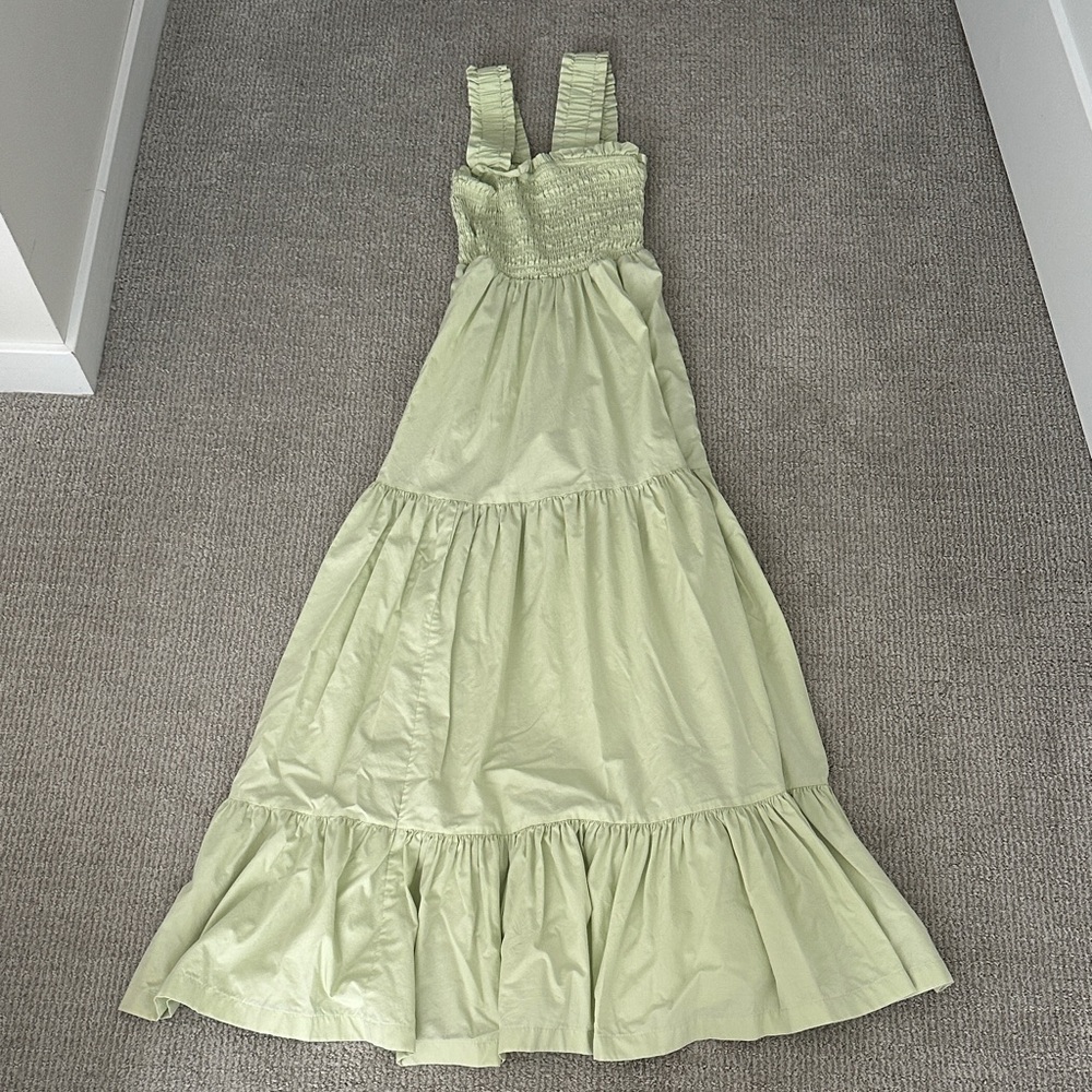 Abercrombie & Fitch Smocked Bodice Maxi Dress
